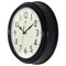 Infinity Instruments Nostalgic 9.5 in. Plastic Clock - Black 20306BK-4544 - alternate 4
